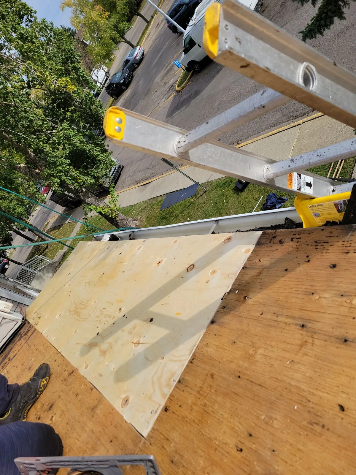 Top Star Roofing material installation on a Calgary roof